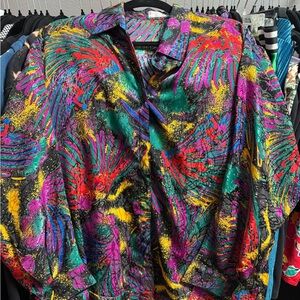 Vintage 80s Multicolor Shirt